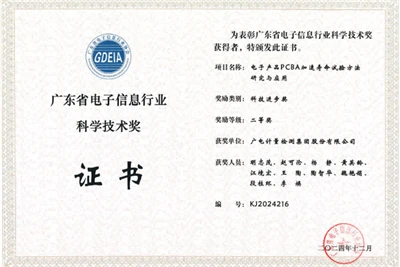 GRGTEST Won The Guangdong Electronic Information Industry Science And Technol...